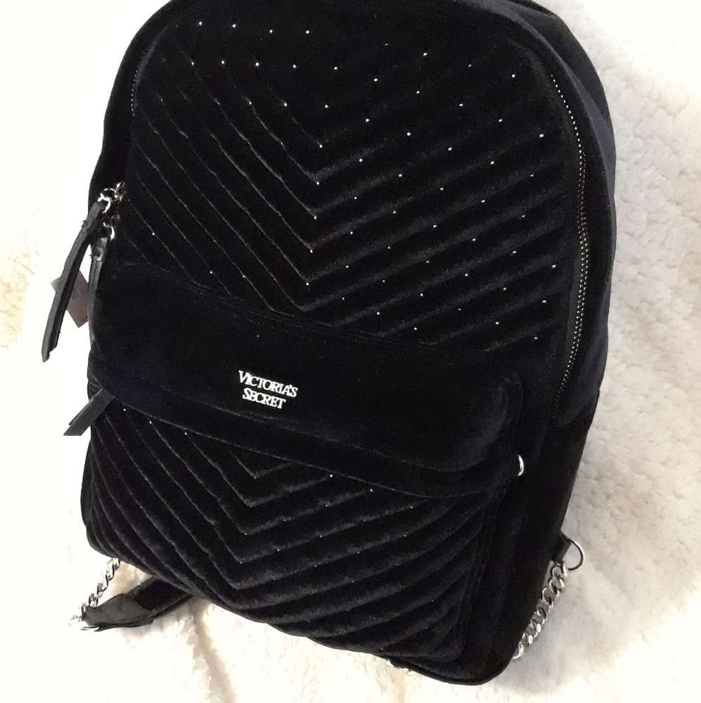 Victoria's secret velvet backpack